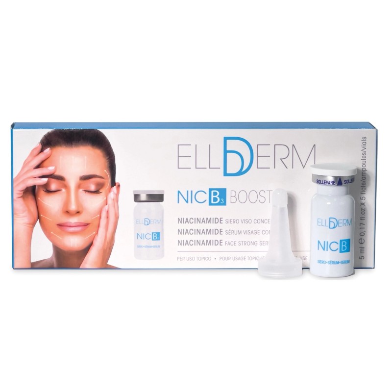 ELLDERM NIC B3 BOOST 10% Niacinamide sérum visage concentré | 5 ampoules ELLDERM NIC B3 BOOST 10% Niacinamide sérum visage concentré | 5 ampoules