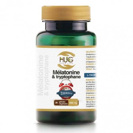 HUG Mélatonine & Tryptophane | 30 gélules