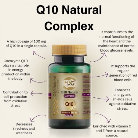 HUG Q10 NATURAL COMPLEXE B30 CAPSULES