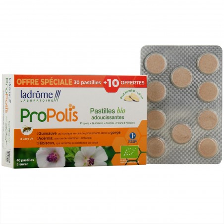LADORME Pastilles Propolis Adoucissantes 20 Pastilles