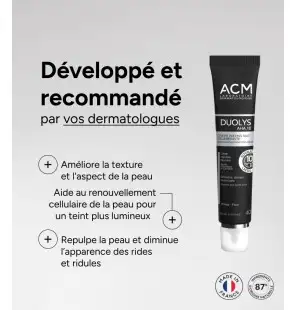 ACM DUOLYS AHA 10 crème peeling Nuit | 40 ml