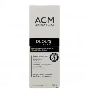 ACM DUOLYS AHA 15 maque peeling Minute | 50 ml