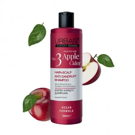 URBAN CARE NO 3 APPLE CIDER SHAMPOOING 350ML