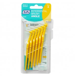 TEPE INTERDENTAL ANGLE JAUNE 0.7MM TAILLE 4 B6