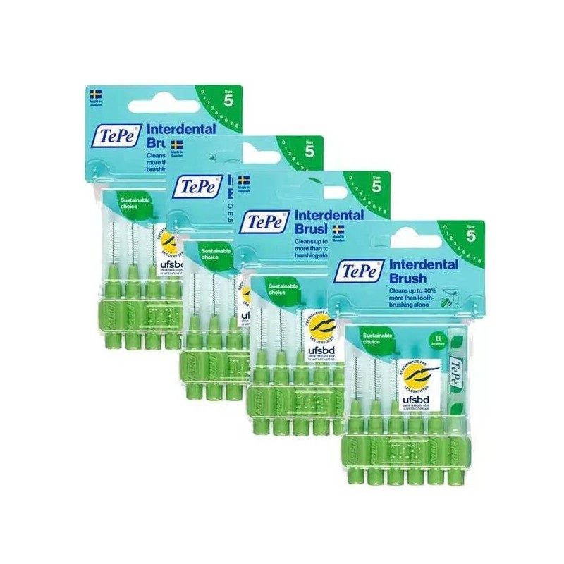 TEPE INTERDENTAL ORIGINAL VERT 0.8MM TAILLE 5 B6