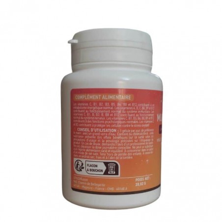 GPH DIFFUSSION MULTIVITAMINES A & D3 & C & GROUPE 385MG B60 GELULES