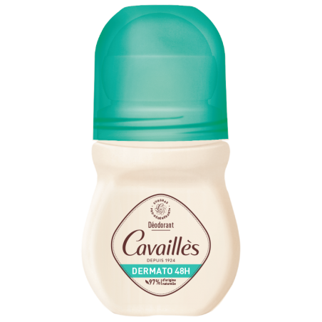ROGE CAVAILLES DEODORANT DERMATO 48H SANS SEL ROLL ON 50ML