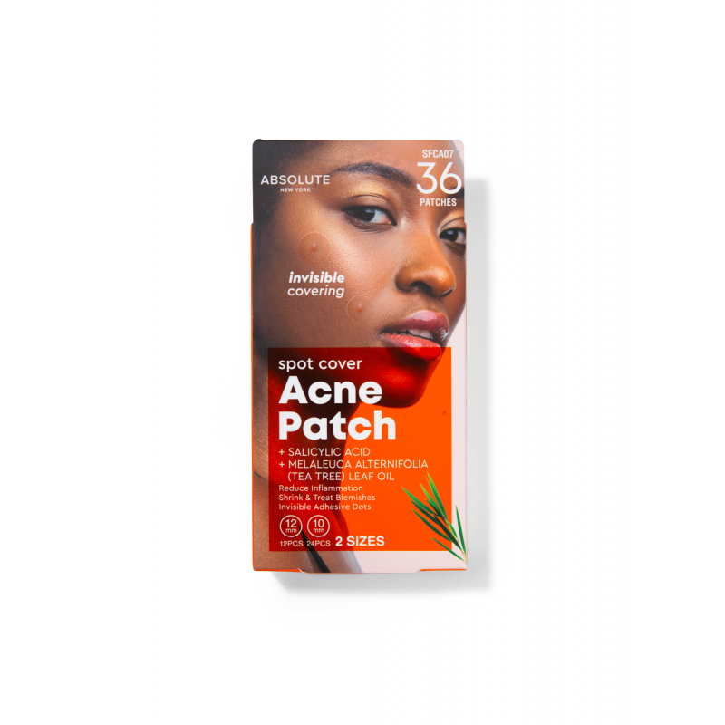 ABSOLUTE NEW YORK SPOT COVER ACNE PATCH 2 SIZES 36 PATCHES REF SFCA07