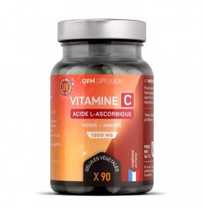 GPH DIFFUSION VITAMINE C ACIDE L-ASCORBIQUE 1000MG B90 CAPSULES