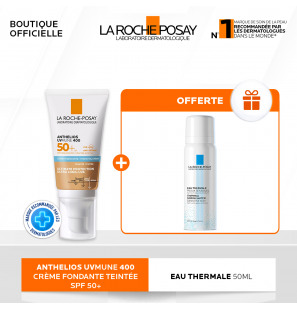 La Roche-Posay Offre Anthelios UVMune 400 Crème Solaire Teintée | Peaux Sensibles Normales À Sèches | 50ml