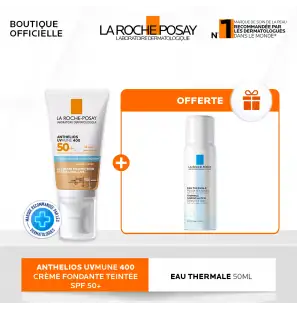 La Roche-Posay Offre Anthelios UVMune 400 Crème Solaire Teintée | Peaux Sensibles Normales À Sèches | 50ml