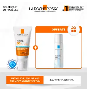 La Roche-Posay Offre Anthelios UVMune 400 Crème Solaire Invisible | Peaux Sensibles Normales À Sèches | 50ml