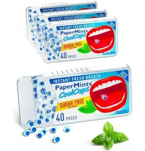 PAPERMINTS COOLCAPS SUGAR FREE B40
