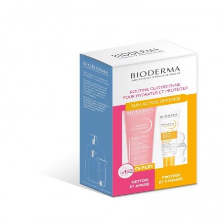 BIODERMA PHOTODERM FLUIDE MAX INVISIBLE SPF100 40ML + SENSIBIO GEL MOUSSANT MICELLAIRE NETTOYANT APAISANT 100ML OFFERT