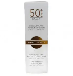 M&D PHOTO WHITE CREME SOLAIRE ANTI IMPERFECTIONS OPALE SPF50+ 50ML
