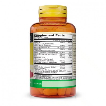 MASON NATURAL B1 100MG B100 CAPSULES