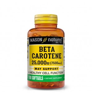 MASON NATURAL BETA CAROTENE B100 CAPSULES