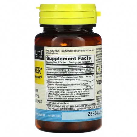MASON NATURAL FAT BURNER PLUS SUPER CITRIMAX B60 COMPRIMES