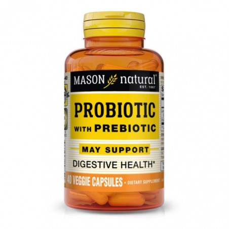 MASON NATURAL PROBIOTIC WITH PREBIOTIC VEGGIE B40 CAPSULES