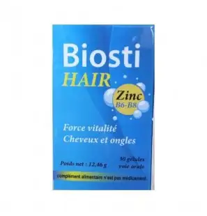 BIOSTI HAIR ZINC B6-B8 B30 GELULES
