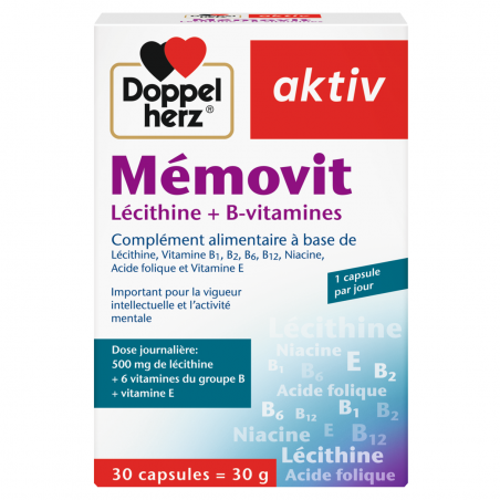 DOPPEL HERZ AKTIV MEMOVIT B30 CAPSULES
