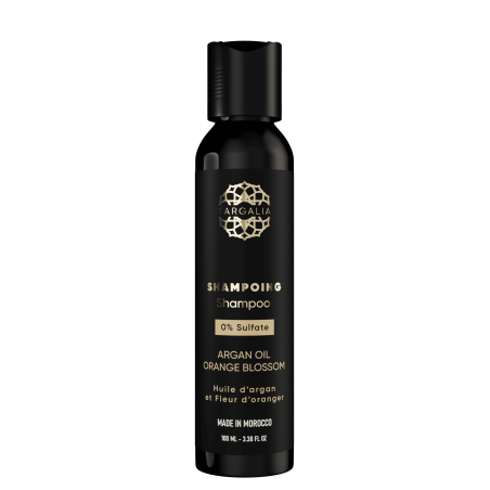 TARGALIA shampooing 0% Sulfate - huile d’argan et fleur d’oranger | 100 ml