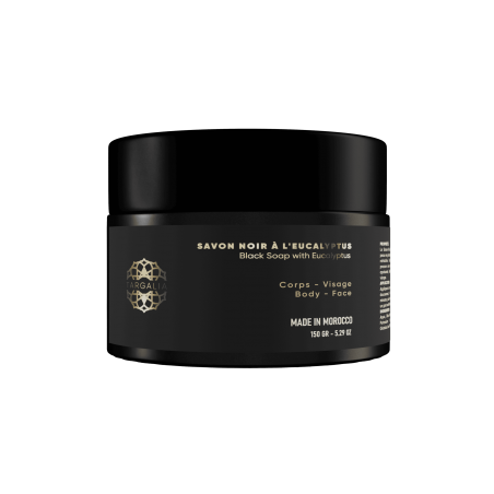 TARGALIA savon noir à l'eucalyptus | 150G
