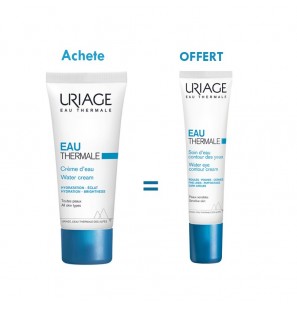 URIAGE EAU THERMALE CRÈME D’EAU RICHE 40ML + SOIN CONTOUR DES YEUX 15ML OFFERT