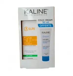 KALINE K SUN SPF50 + INVISIBLE FLUID CREAM ANTI SHINE + COLD CREAM 50 ML OFFERTE