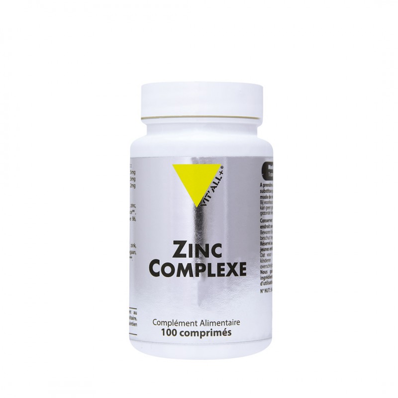 VIT'ALL+ COMPLEX ZINC 20MG B100 COMP VIT'ALL+ COMPLEX ZINC 20MG B100 COMP