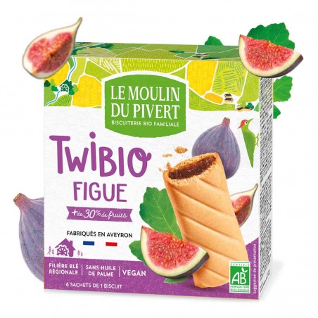 LE MOULIN DU PIVERT TWIBIO FOURRES AUX FIGUES 150G