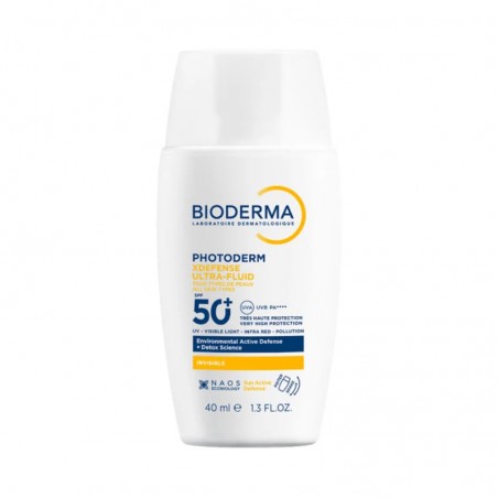 BIODERMA PHOTODERM XDEFENSE ULTRAFLUID SPF50+ INVISIBLE 40ML
