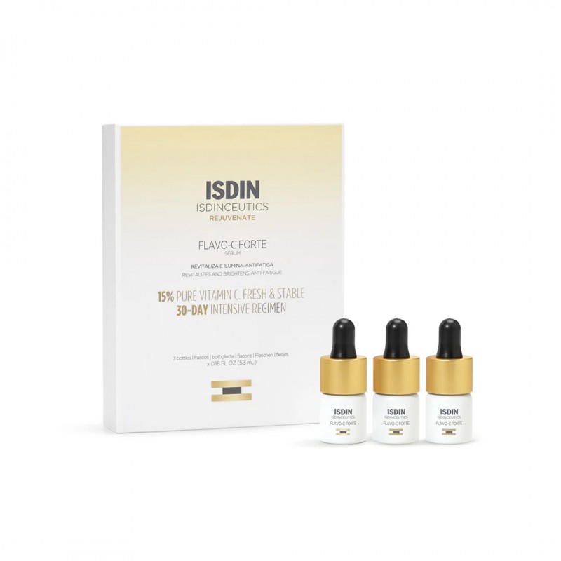 ISDIN CEUTICS FLAVO-C FORTE 15% 3 FLACONS ISDIN CEUTICS FLAVO-C FORTE 15% 3 FLACONS