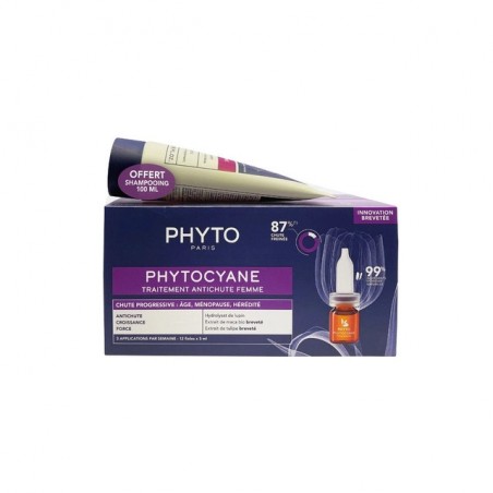 PHYTOCYANE TRAITEMENT ANTI-CHUTE FEMME CHUTE REACTIONNELLE 85% EFFICACITE