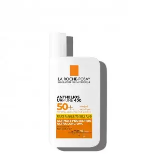 LA ROCHE POSAY PACK ANTHELIOS UVMUNE 400 SPF50+ FLUIDE INVISIBLE 50ML + ANTHELIOS UVMUNE 400 SPF50+ FLUIDE INVISIBLE 15ML OFFERT