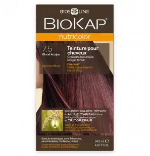 BIOKAP NUTRICOLOR N7.5 BLOND ACAJOU