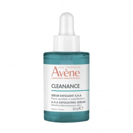 AVENE OFFRE CLEANANCE sérum exfoliant A.H.A 30 ml + Cleanance Gel 100ML OFFERT