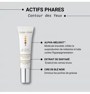 NUHANCIAM CONTOUR DES YEUX ECLAIRCISSANT CERNES ANTI-POCHES 15ML
