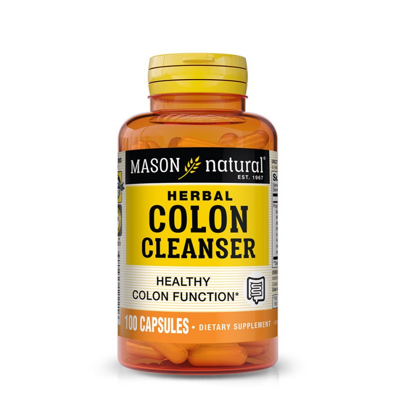 MASON NATURAL HERBAL COLON CLEANSER B100 CAPSULES MASON NATURAL HERBAL COLON CLEANSER B100 CAPSULES