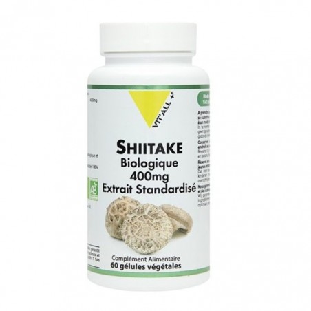 VITALL+ SHIITAKE BIO 400MG B60 GELULES