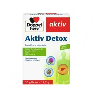 DOPPEL HERZ AKTIV DETOX B30 GELULES