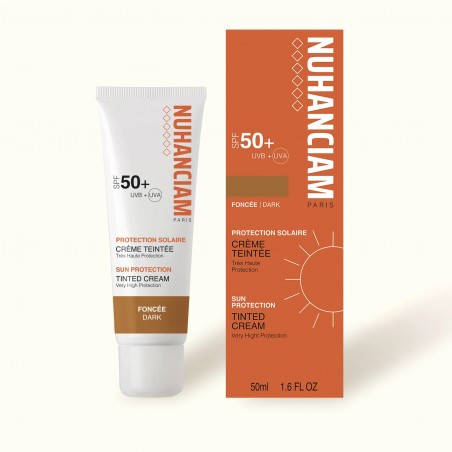 NUHANCIAM CREME SOLAIRE TEINTEE SPF50+ 50ML FONCEE