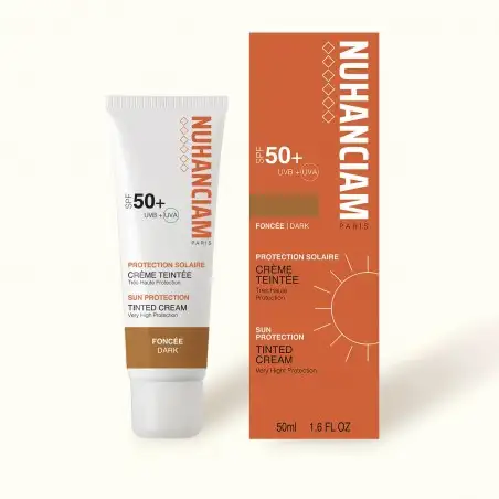 NUHANCIAM CREME SOLAIRE TEINTEE SPF50+ 50ML FONCEE