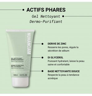 NUHANCIAM gel nettoyant dermo-purifiant 150 ml