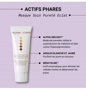 NUHANCIAM masque soin pureté éclat 75 ml