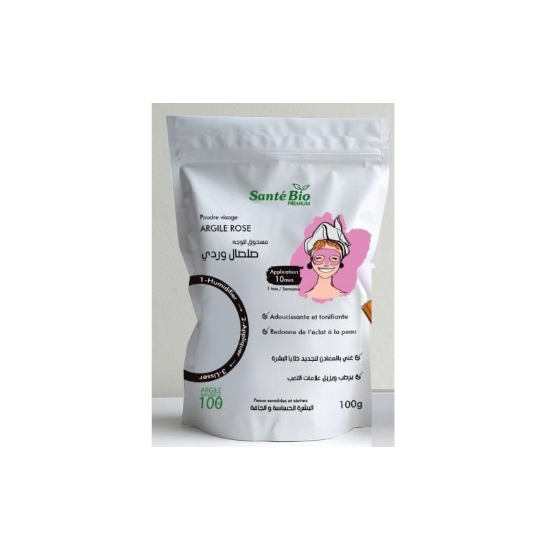 SANTE BIO ARGILE ROSE 100G SANTE BIO ARGILE ROSE 100G