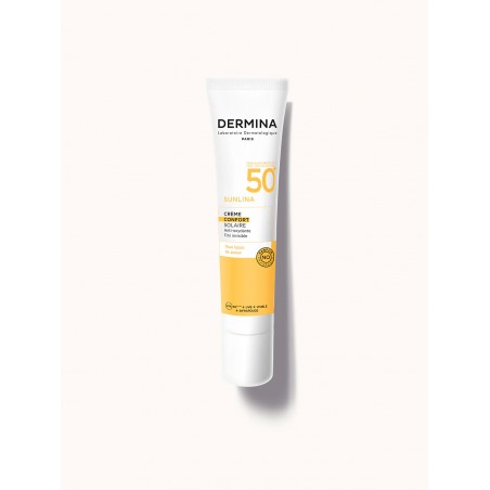 DERMINA SUNLINA CREME CONFORT INVISIBLE SPF50 40ML