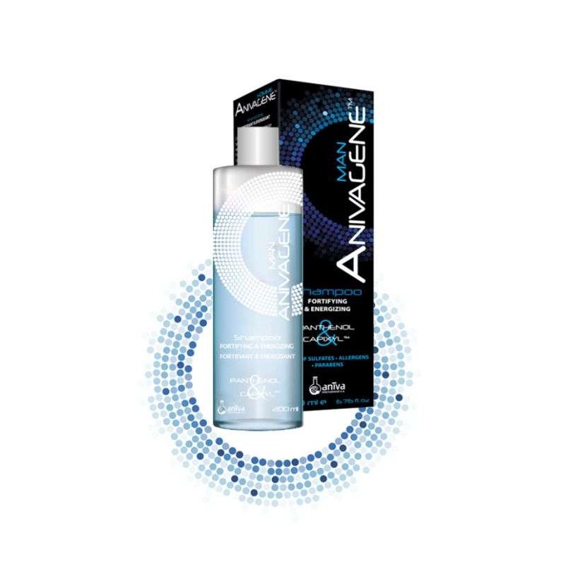 ANIVAGENE SHAMPOOING FORTIFIANT ET ENERGISANT POUR HOMME 200ML ANIVAGENE SHAMPOOING FORTIFIANT ET ENERGISANT POUR HOMME 200ML