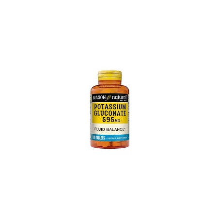MASON NATURAL POTASSIUM GLUCONATE 595MG B100 COMPRIMES