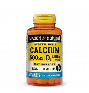 MASON NATURAL CALCIUM 500MG AVEC VITAMIN D3 B100COMP